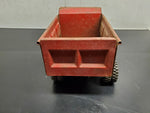 Vtg Structo Pressed Steel Toy "Structo Deluxe Dumper” Circa 1950's Red/Yellow