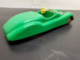 Vtg Green Open Engine Jaguar Unmarked Brand Friction Car Plastic Gear/MotorHeads