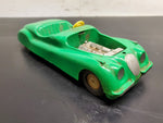 Vtg Green Open Engine Jaguar Unmarked Brand Friction Car Plastic Gear/MotorHeads