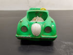 Vtg Green Open Engine Jaguar Unmarked Brand Friction Car Plastic Gear/MotorHeads