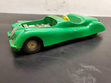 Vtg Green Open Engine Jaguar Unmarked Brand Friction Car Plastic Gear/MotorHeads