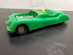 Vtg Green Open Engine Jaguar Unmarked Brand Friction Car Plastic Gear/MotorHeads