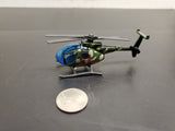 Vintage Camouflaged FU-432 U.S. Air Force Helicopter Miniature 1:43 Scale Model