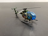 Vintage Camouflaged FU-432 U.S. Air Force Helicopter Miniature 1:43 Scale Model