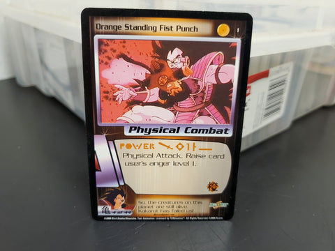 2000 Dragon Ball Z Orange Standing Fist Punch #1 Card Ccg Tcg 4 of 44 Physical