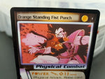 2000 Dragon Ball Z Orange Standing Fist Punch #1 Card Ccg Tcg 4 of 44 Physical