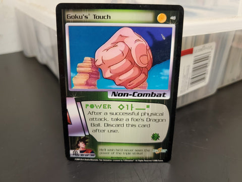 2000 Dragon Ball Z TCG: Saiyan Saga Goku’s Touch #48 Non-Combat Score 16 of 38