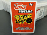 2005 Topps Football Turn Back The Clock Promo Card-50 years of Topps football VF