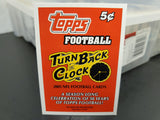 2005 Topps Football Turn Back The Clock Promo Card-50 years of Topps football VF