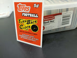 2005 Topps Football Turn Back The Clock Promo Card-50 years of Topps football VF