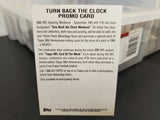 2005 Topps Football Turn Back The Clock Promo Card-50 years of Topps football VF