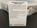 2005 Topps Football Turn Back The Clock Promo Card-50 years of Topps football VF