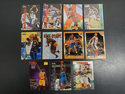 Collection of Basketball Football Trading Cards Fleer Topps Shaquille Oneal