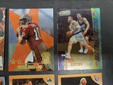 Collection of Basketball Football Trading Cards Fleer Topps Shaquille Oneal