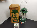 Vtg Coleman Two-Mantle Floodlight Green Lantern 220F195 Original Box VF Cond.