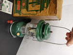 Vtg Coleman Two-Mantle Floodlight Green Lantern 220F195 Original Box VF Cond.