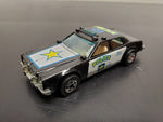 Vtg 1977 Hot Wheels Police 123 Cruiser Radar Equipped Mattel Malaysia Nice