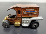 Rare Vtg 1976 Hot Wheels T-Totaller Mattel HK 'Your Basic Express' Enamel Truck