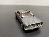 Vtg 1977 Hot Wheels Chrome Plated Unique Police Cruiser w/ Light on Roof Mattel