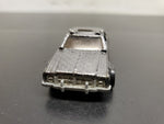 Vtg 1977 Hot Wheels Chrome Plated Unique Police Cruiser w/ Light on Roof Mattel