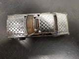 Vtg 1977 Hot Wheels Chrome Plated Unique Police Cruiser w/ Light on Roof Mattel
