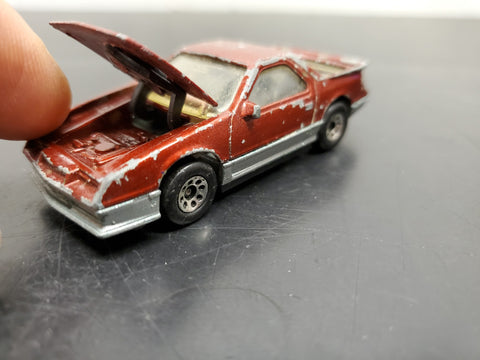 専用Dodge City Productions +８枚 Vtg Matchbox 1984 Dodge Daytona Turbo-Z Made in England 1983