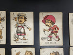 Antique Set of Cards Circa Early 1900's Nancy L. Marshall Old Maid Cards Unique