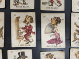 Antique Set of Cards Circa Early 1900's Nancy L. Marshall Old Maid Cards Unique