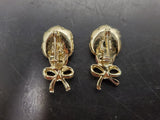 Vtg Set of Ladies Pinback Brooches Baby W/Bonnet Unique Collectible Good Cond.
