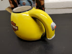 1998 Harley-Davidson Motor Cycles Yellow Lil' Fat Boy Drinking Cup/Mug New inBox