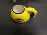 1998 Harley-Davidson Motor Cycles Yellow Lil' Fat Boy Drinking Cup/Mug New inBox