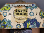 Old Vtg Wharton Studios Rockford Illinois Wall Clock Gorgeous Classy Timeless