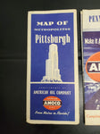 Vintage Collection Amoco American Gas & Oil Company PA OH NJ Maps Collectible