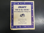 VTG Zolars "How to Tell Fortunes" w/ an Ordinary deck of Playing Cards Book