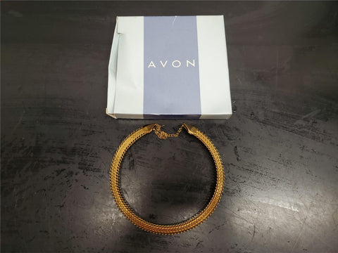 Avon Women's Goldtone Lace Collar Necklace Jewelry Gorgeous Timeless Classy Nice