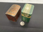 Vtg Exeller Epsom Salt & Swee-Touch-Nee Tea Tins Collectible Consolidated Tea Co