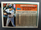 Topps #75 Alan Trammell 1994 Baseball Trading Card Tigers Short Stop MLB