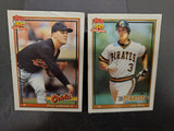 1991 Topps 40 Years of Baseball Cards Pete Harnisch #179 & Jay Bell #293 MLB