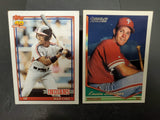 Topps Gold Kevin Stocker & Topps 40 Years of Baseball Alex Cole Trading Cards