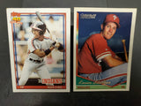 Topps Gold Kevin Stocker & Topps 40 Years of Baseball Alex Cole Trading Cards