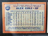 Topps Gold Kevin Stocker & Topps 40 Years of Baseball Alex Cole Trading Cards