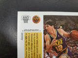 1991 Upper Deck John Stockton Assists Hologram #AW3 Basketball Trading Card Nice
