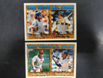 1993 Topps All Stars Baseball Cards Ft. Piazza Stanley Dykstra & Ken Griffey Jr.