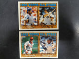 1993 Topps All Stars Baseball Cards Ft. Piazza Stanley Dykstra & Ken Griffey Jr.