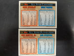 1993 Topps All Stars Baseball Cards Ft. Piazza Stanley Dykstra & Ken Griffey Jr.