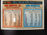 1993 Topps All Stars Baseball Cards Ft. Piazza Stanley Dykstra & Ken Griffey Jr.