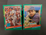 Donruss 91 Rated Rookie Tim McIntosh & Award Winner NL MVP Barry Bonds Cards