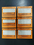 Donruss 90 All Cards Have NO Period after INC Error Cards1989 Leaf, INC noperiod