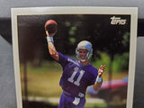 1993 Topps Draft Pick Drew Bledsoe New England Patriots #130 FootballTradingCard