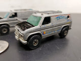 Vtg Pair of 1977 Hot Wheels Baja Breakers Mattel Made in HK Metal Die Cast Van